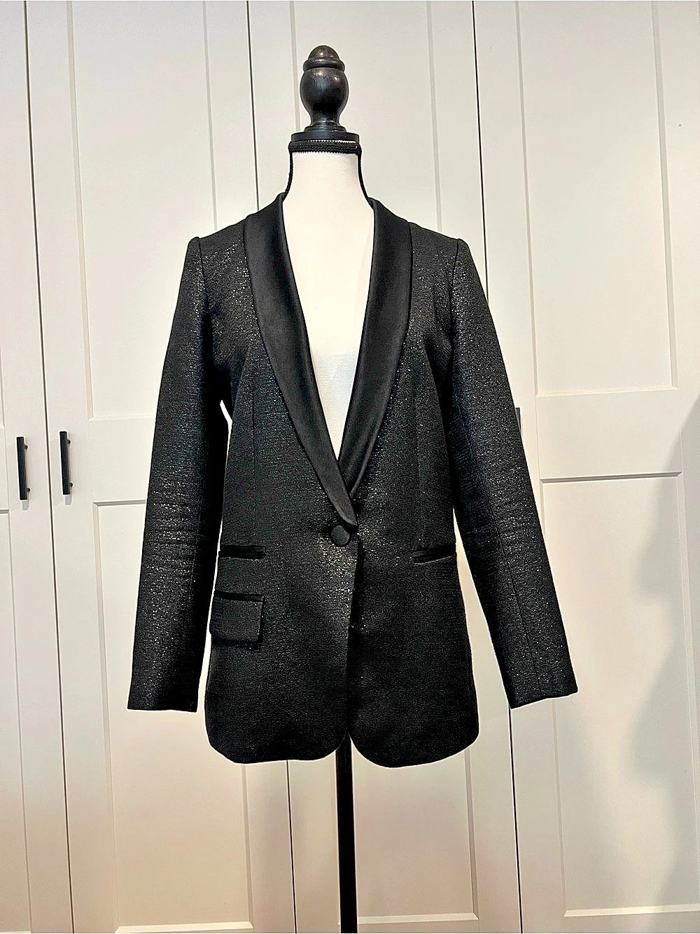 Trouvé Tailored Blazer in Black Size XS Like New